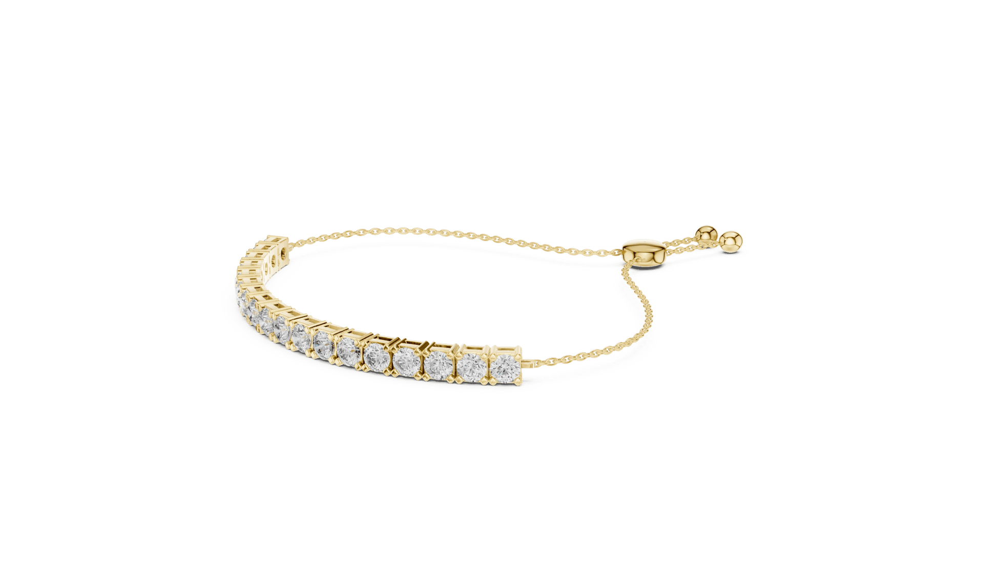 Adjustable Bolo Lab Grown Diamond Bracelet - Suez Diamonds