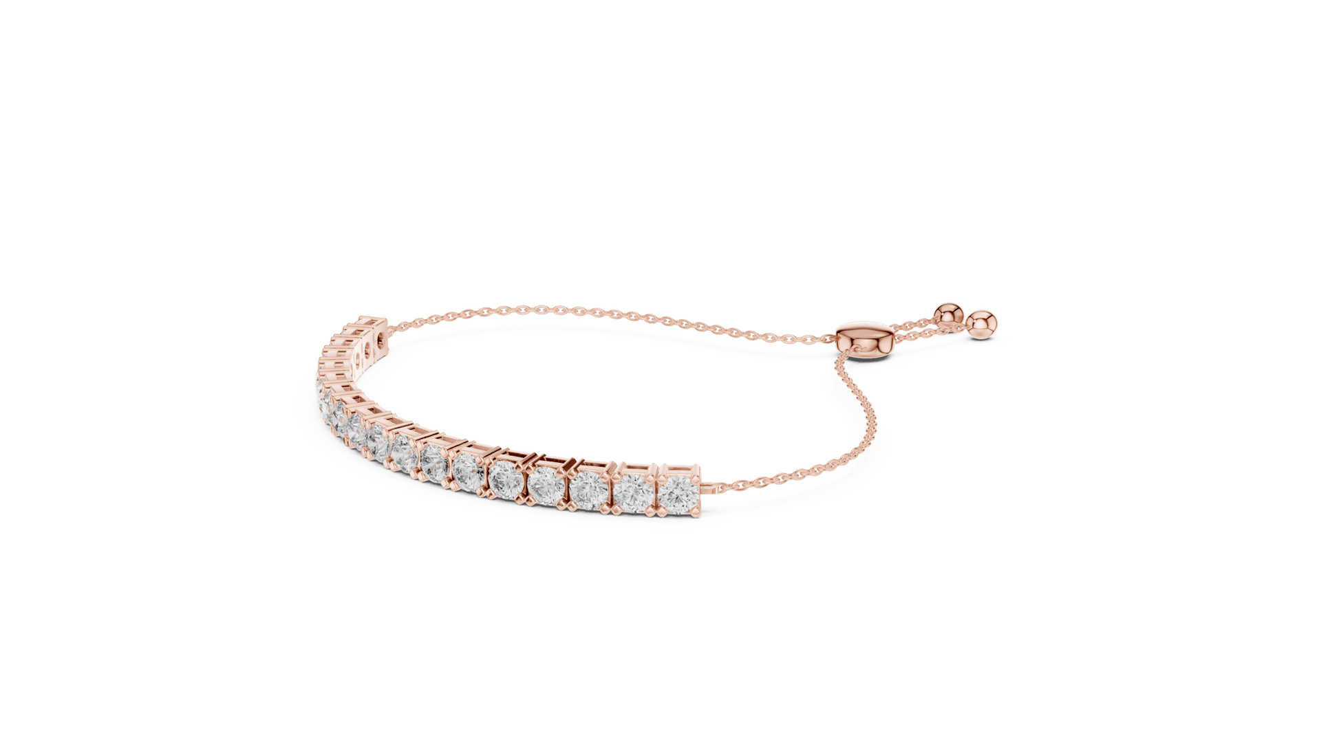 Adjustable Bolo Lab Grown Diamond Bracelet - Suez Diamonds