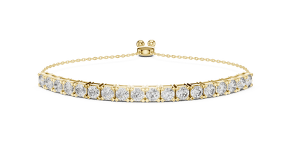 Adjustable Bolo Lab Grown Diamond Bracelet - Suez Diamonds
