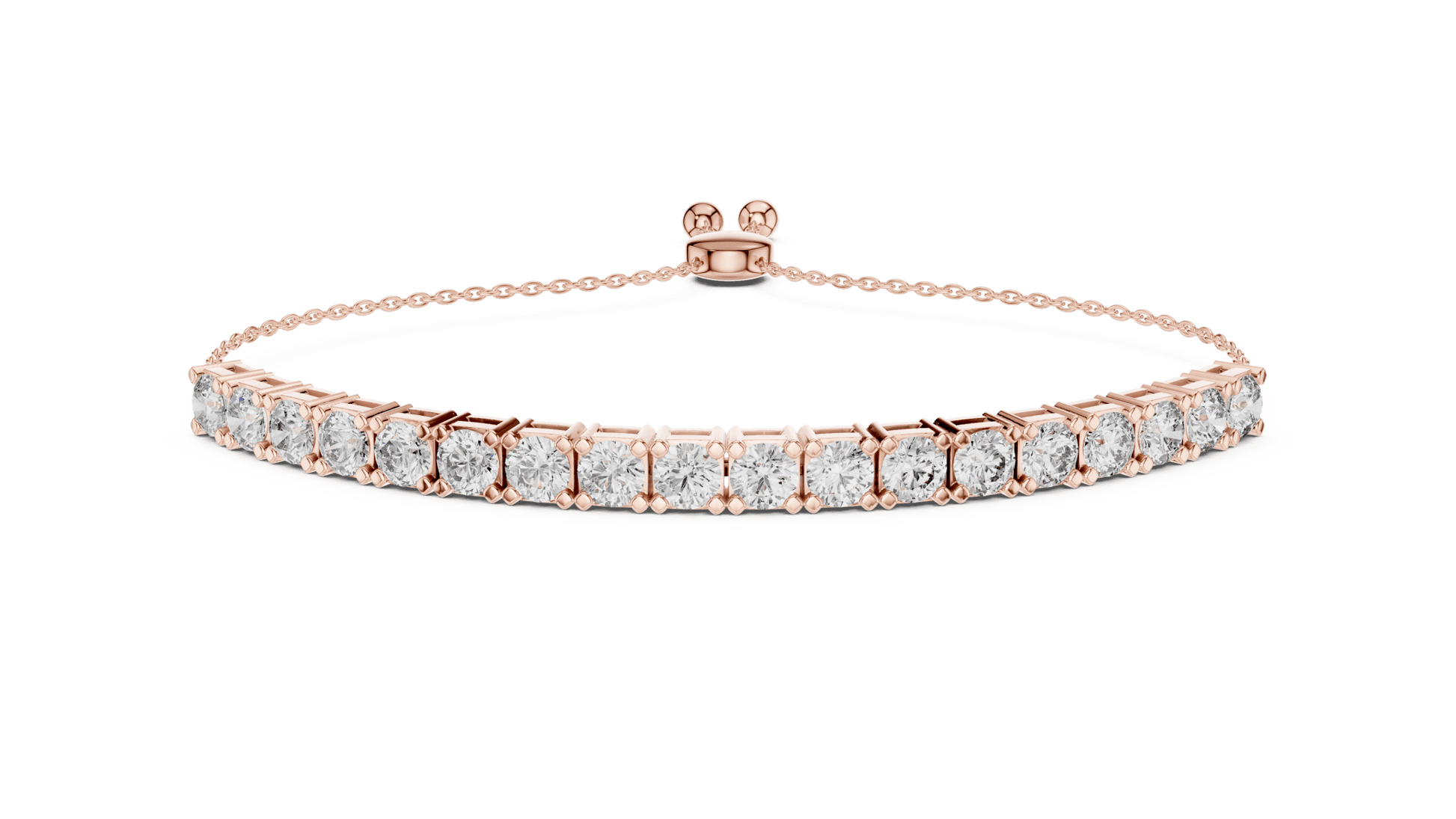 Adjustable Bolo Lab Grown Diamond Bracelet - Suez Diamonds