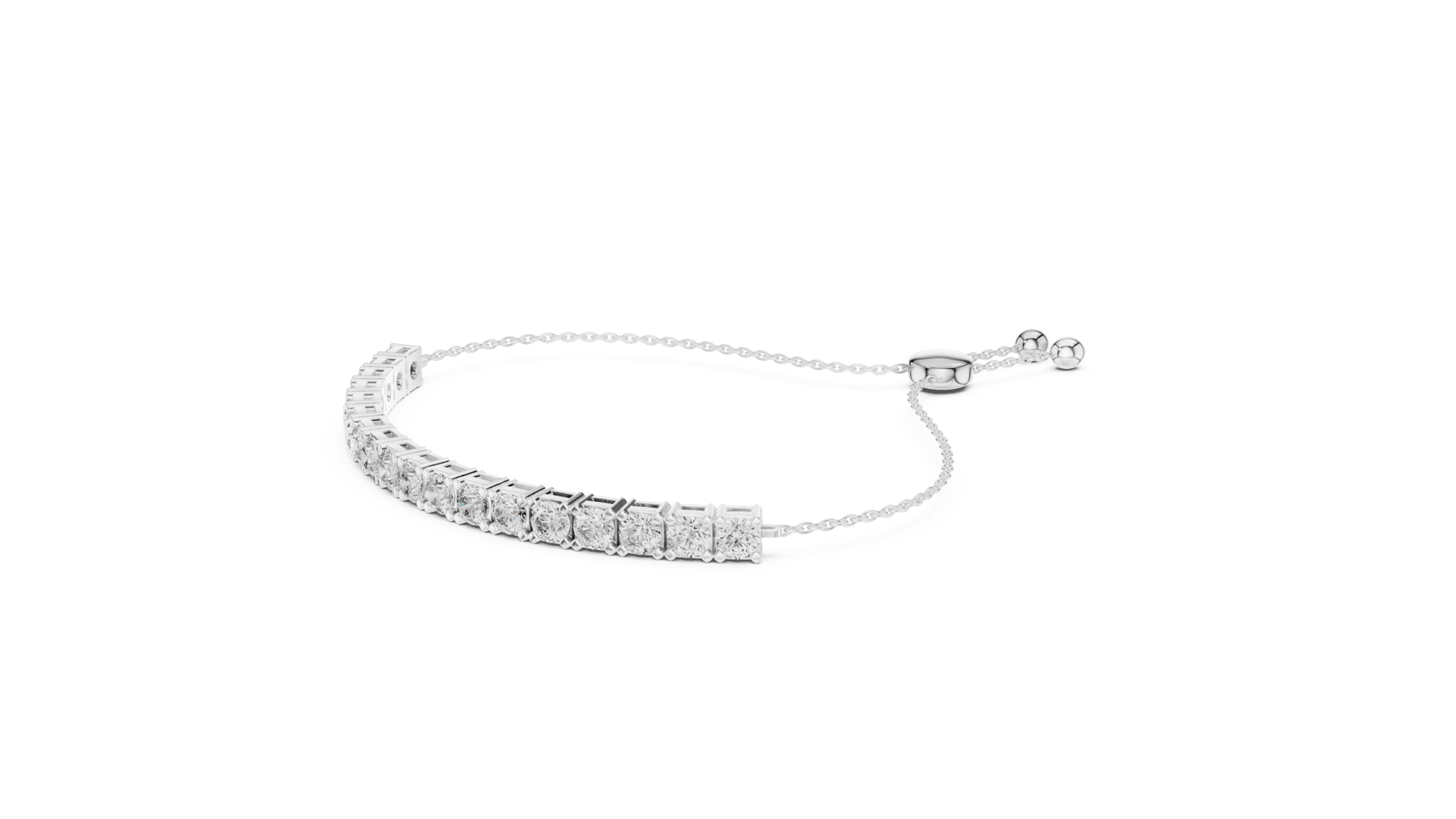 Adjustable Bolo Lab Grown Diamond Bracelet - Suez Diamonds