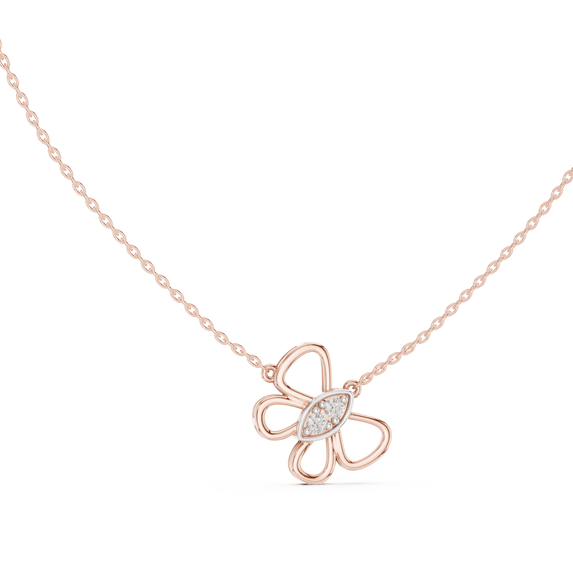 Mariposa Bloom Butterfly Lab Grown Diamond Pendant - Suez Diamonds