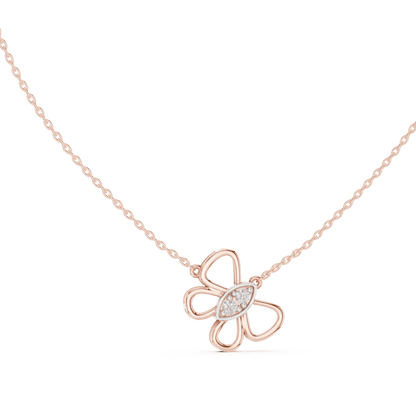Mariposa Bloom Butterfly Lab Grown Diamond Pendant - Suez Diamonds