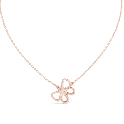 Mariposa Bloom Butterfly Lab Grown Diamond Pendant - Suez Diamonds