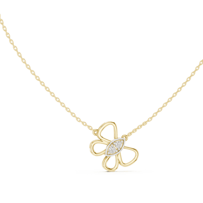 Mariposa Bloom Butterfly Lab Grown Diamond Pendant - Suez Diamonds