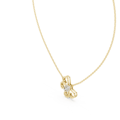 Mariposa Bloom Butterfly Lab Grown Diamond Pendant - Suez Diamonds