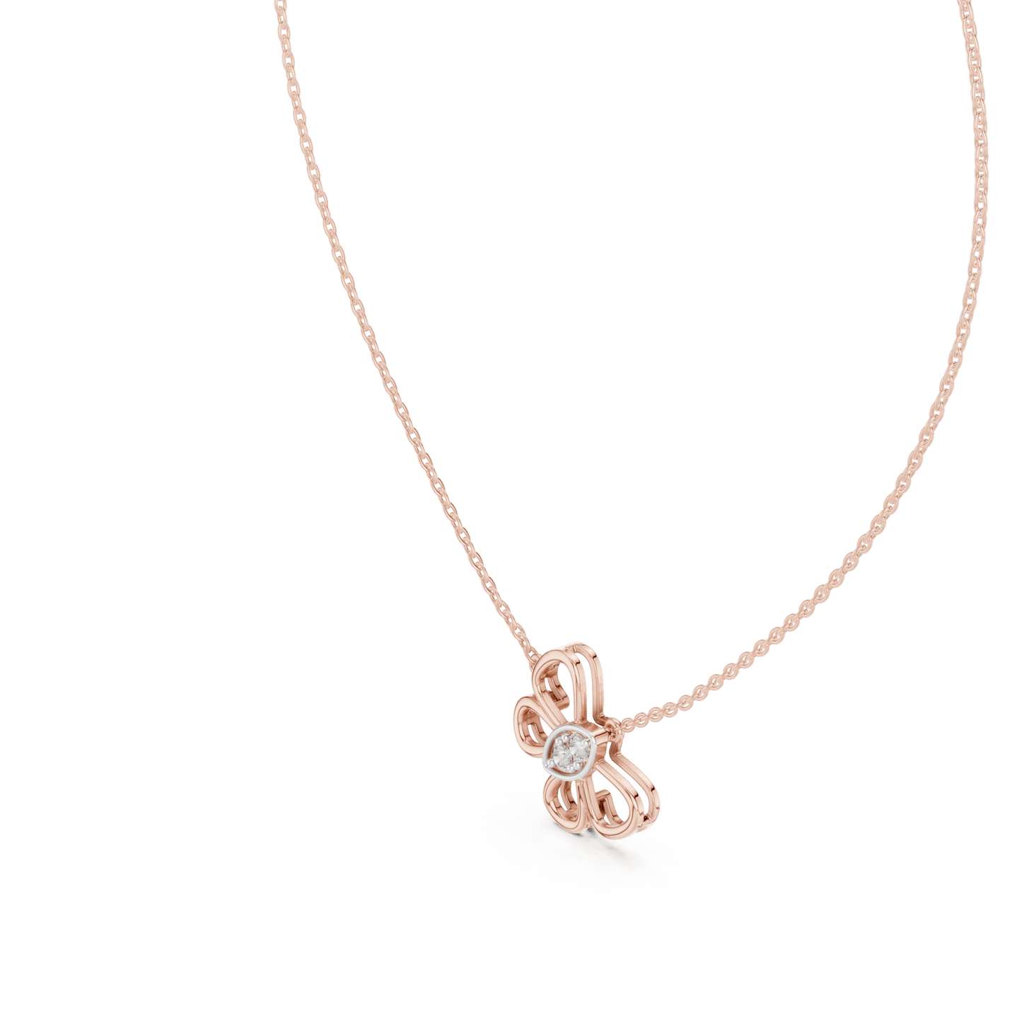 Mariposa Bloom Butterfly Lab Grown Diamond Pendant - Suez Diamonds
