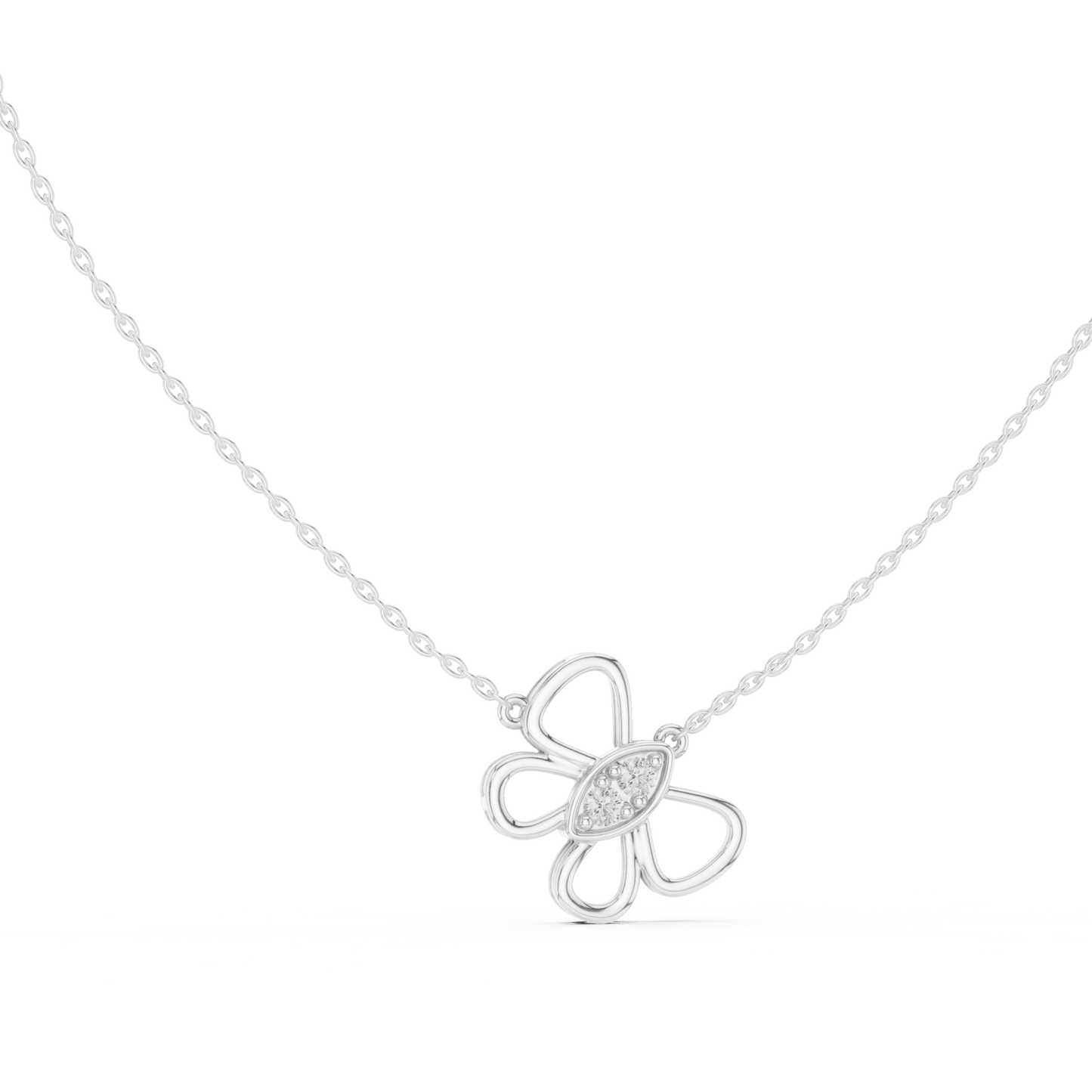 Mariposa Bloom Butterfly Lab Grown Diamond Pendant - Suez Diamonds