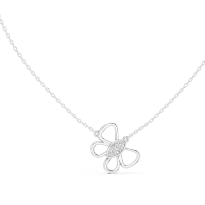 Mariposa Bloom Butterfly Lab Grown Diamond Pendant - Suez Diamonds
