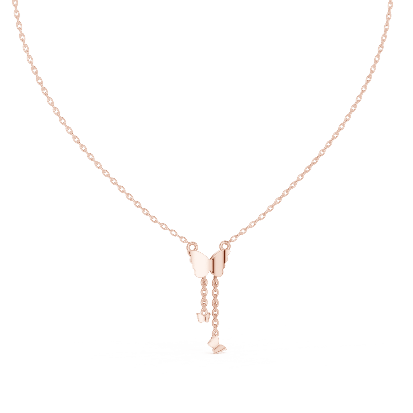Papillon Cascade Lab - Grown Diamond Drop Pendant - Suez Diamonds