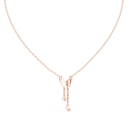Papillon Cascade Lab - Grown Diamond Drop Pendant - Suez Diamonds