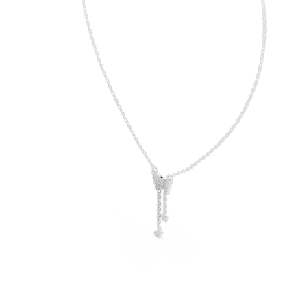 Papillon Cascade Lab - Grown Diamond Drop Pendant - Suez Diamonds
