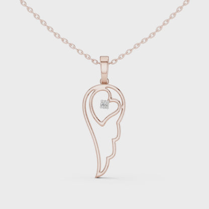 The Celestial Ellipse Lab Grown Diamond Pendant