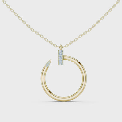 The Infinite Nail Lab Grown Diamond Pendant