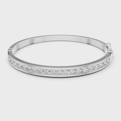Suez Modern Channel-Set Lab Grown Diamond Bracelet