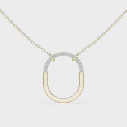 The Ellipse Aura Lab Grown Pendant