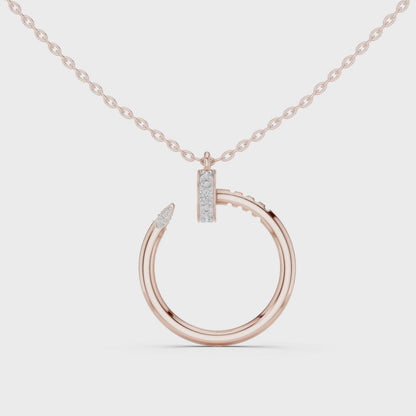 The Infinite Nail Lab Grown Diamond Pendant