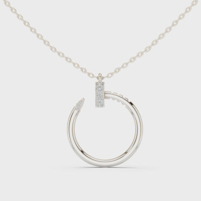 The Infinite Nail Lab Grown Diamond Pendant