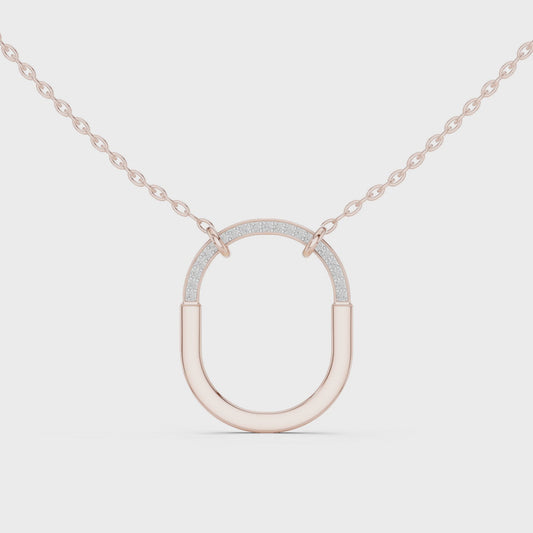 The Ellipse Aura Lab Grown Pendant