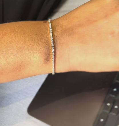 The Featherlight Tennis Bracelet | 14kt Gold