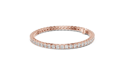 Round Diamond Tennis Bracelet in 14kt Gold - Suez Diamonds