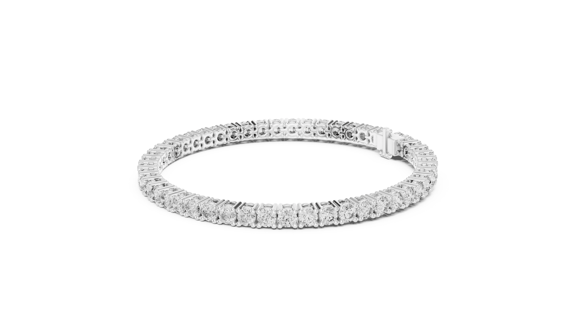 Round Diamond Tennis Bracelet in 14kt Gold - Suez Diamonds