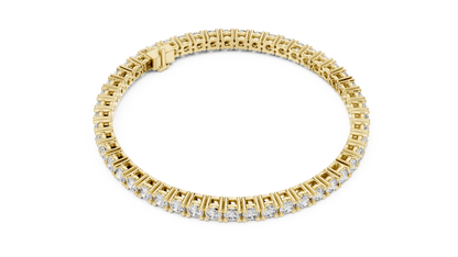 Round Diamond Tennis Bracelet in 14kt Gold - Suez Diamonds