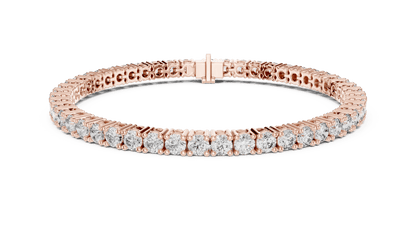 Round Diamond Tennis Bracelet in 14kt Gold - Suez Diamonds