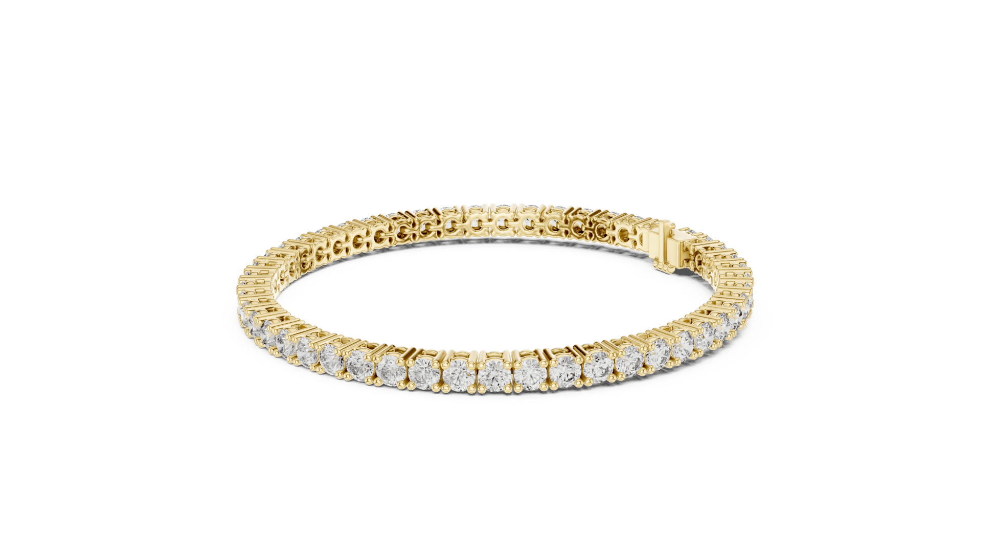 Round Diamond Tennis Bracelet in 14kt Gold - Suez Diamonds