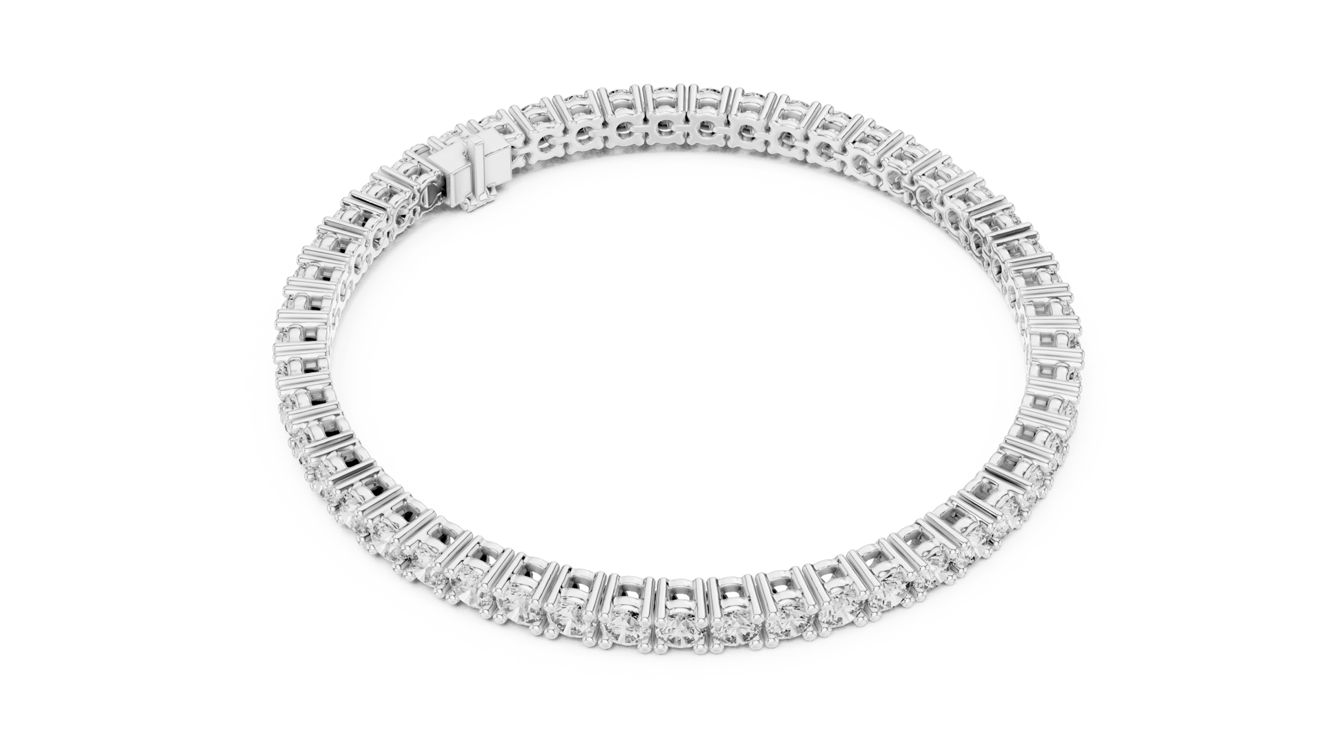 Round Diamond Tennis Bracelet in 14kt Gold - Suez Diamonds