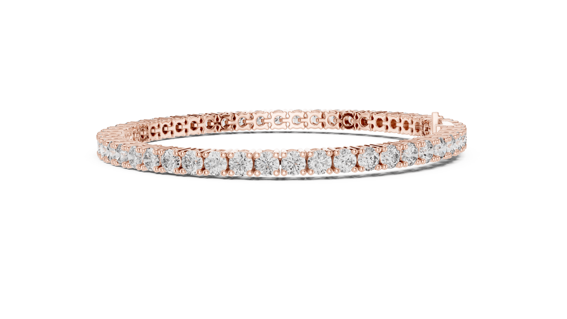 Round Diamond Tennis Bracelet in 14kt Gold - Suez Diamonds