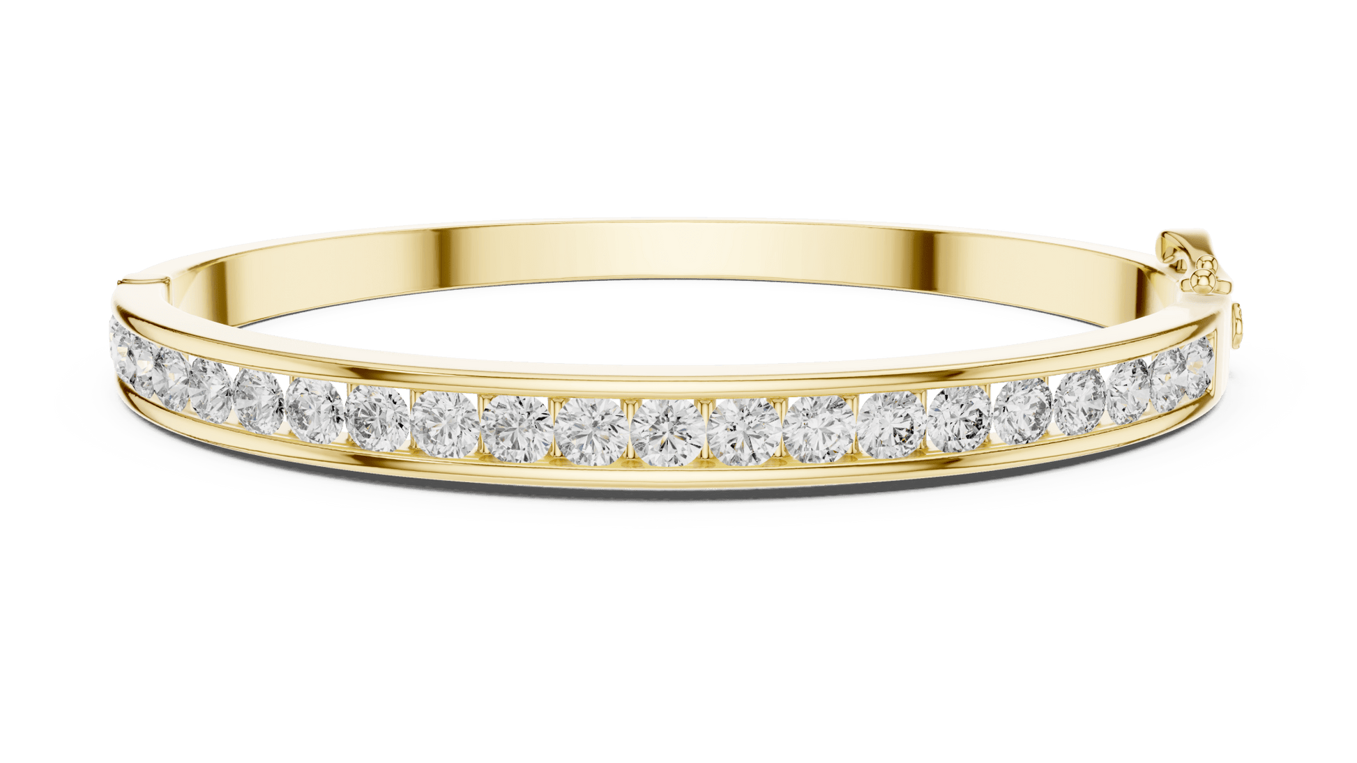 Suez Modern Channel - Set Lab Grown Diamond Bracelet - Suez Diamonds