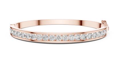 Suez Modern Channel - Set Lab Grown Diamond Bracelet - Suez Diamonds