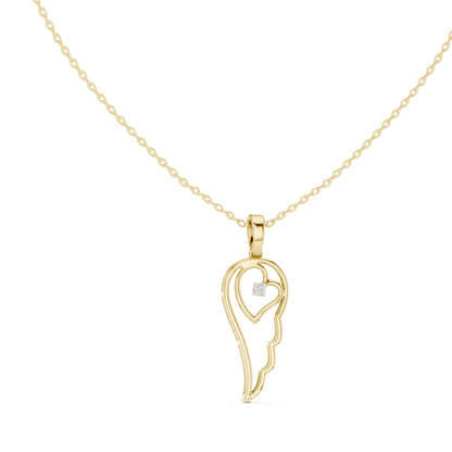 The Celestial Ellipse Lab Grown Diamond Pendant - Suez Diamonds