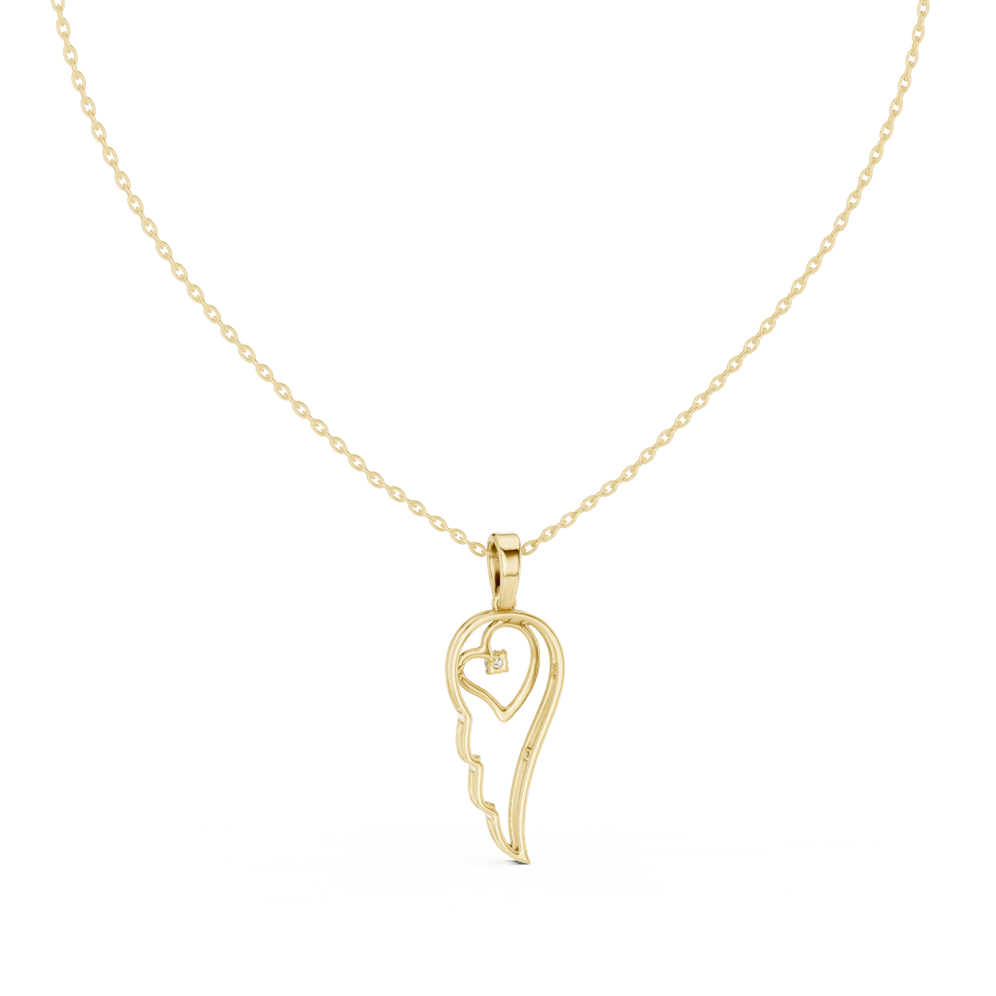 The Celestial Ellipse Lab Grown Diamond Pendant - Suez Diamonds