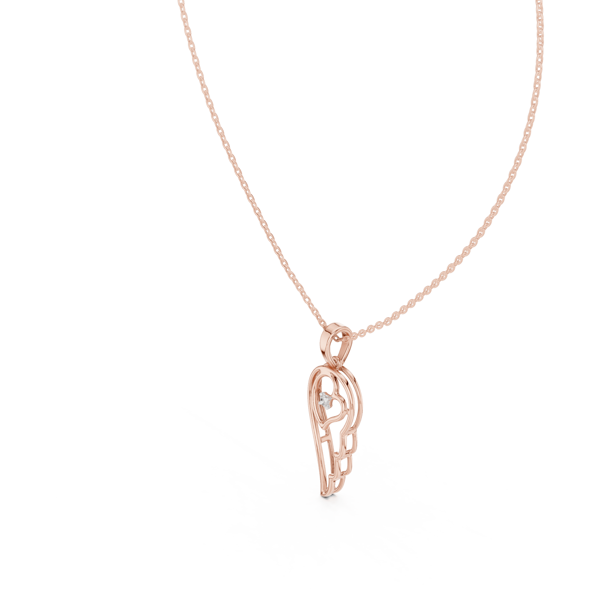 The Celestial Ellipse Lab Grown Diamond Pendant - Suez Diamonds