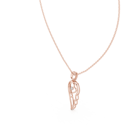 The Celestial Ellipse Lab Grown Diamond Pendant - Suez Diamonds
