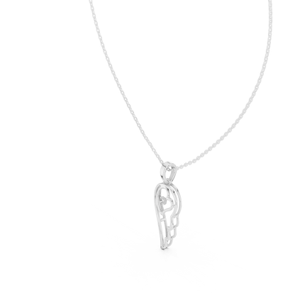 The Celestial Ellipse Lab Grown Diamond Pendant - Suez Diamonds