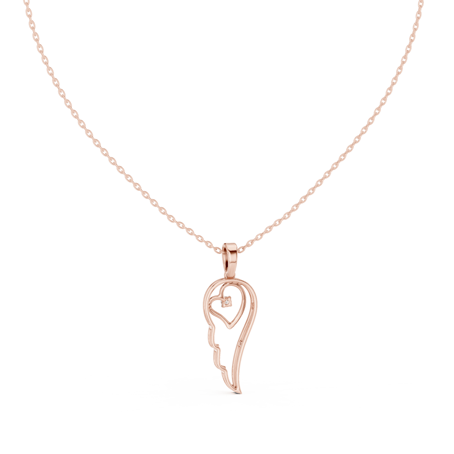 The Celestial Ellipse Lab Grown Diamond Pendant - Suez Diamonds