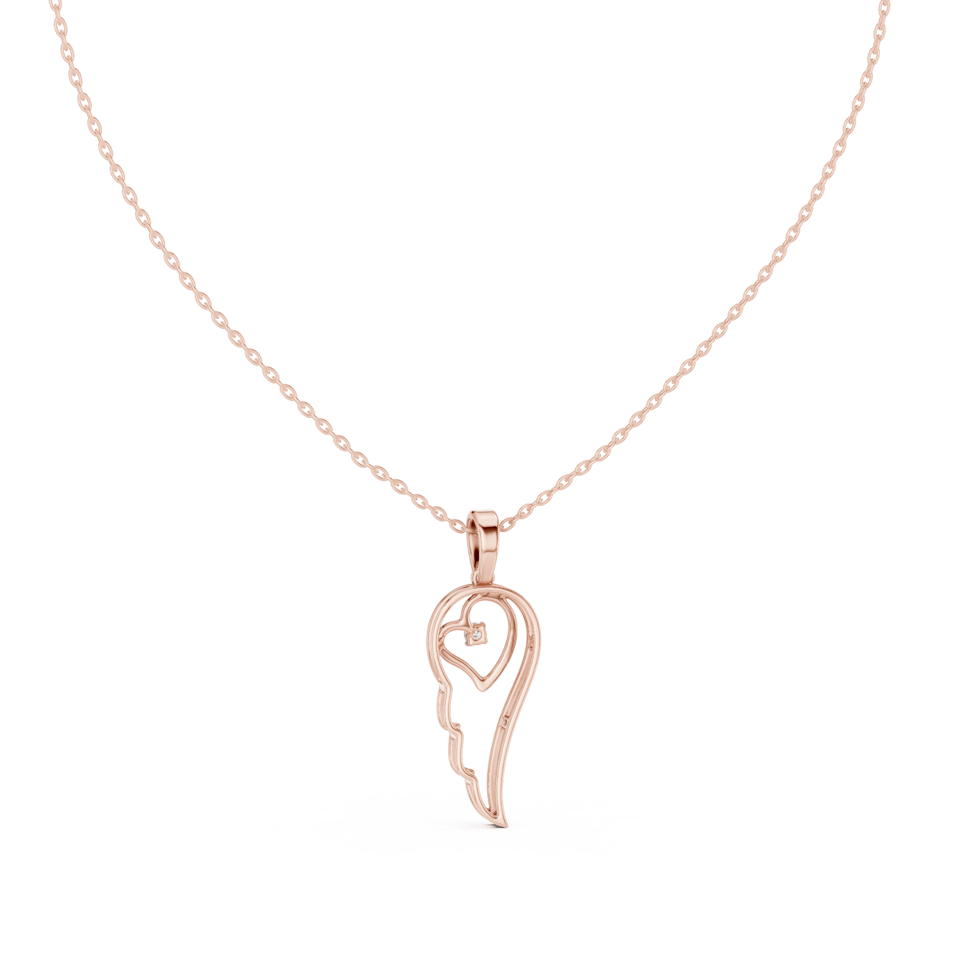 The Celestial Ellipse Lab Grown Diamond Pendant - Suez Diamonds