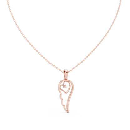 The Celestial Ellipse Lab Grown Diamond Pendant - Suez Diamonds