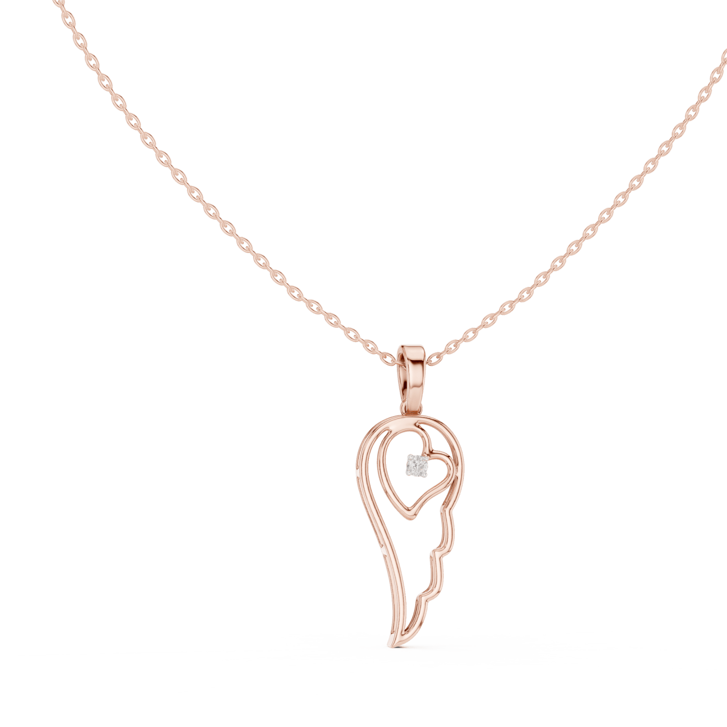 The Celestial Ellipse Lab Grown Diamond Pendant - Suez Diamonds