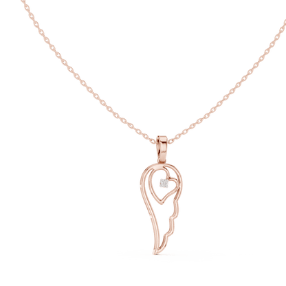 The Celestial Ellipse Lab Grown Diamond Pendant - Suez Diamonds