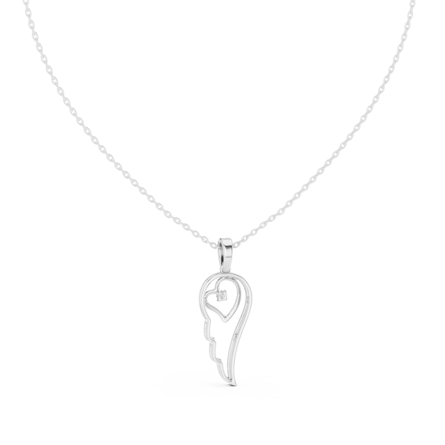 The Celestial Ellipse Lab Grown Diamond Pendant - Suez Diamonds