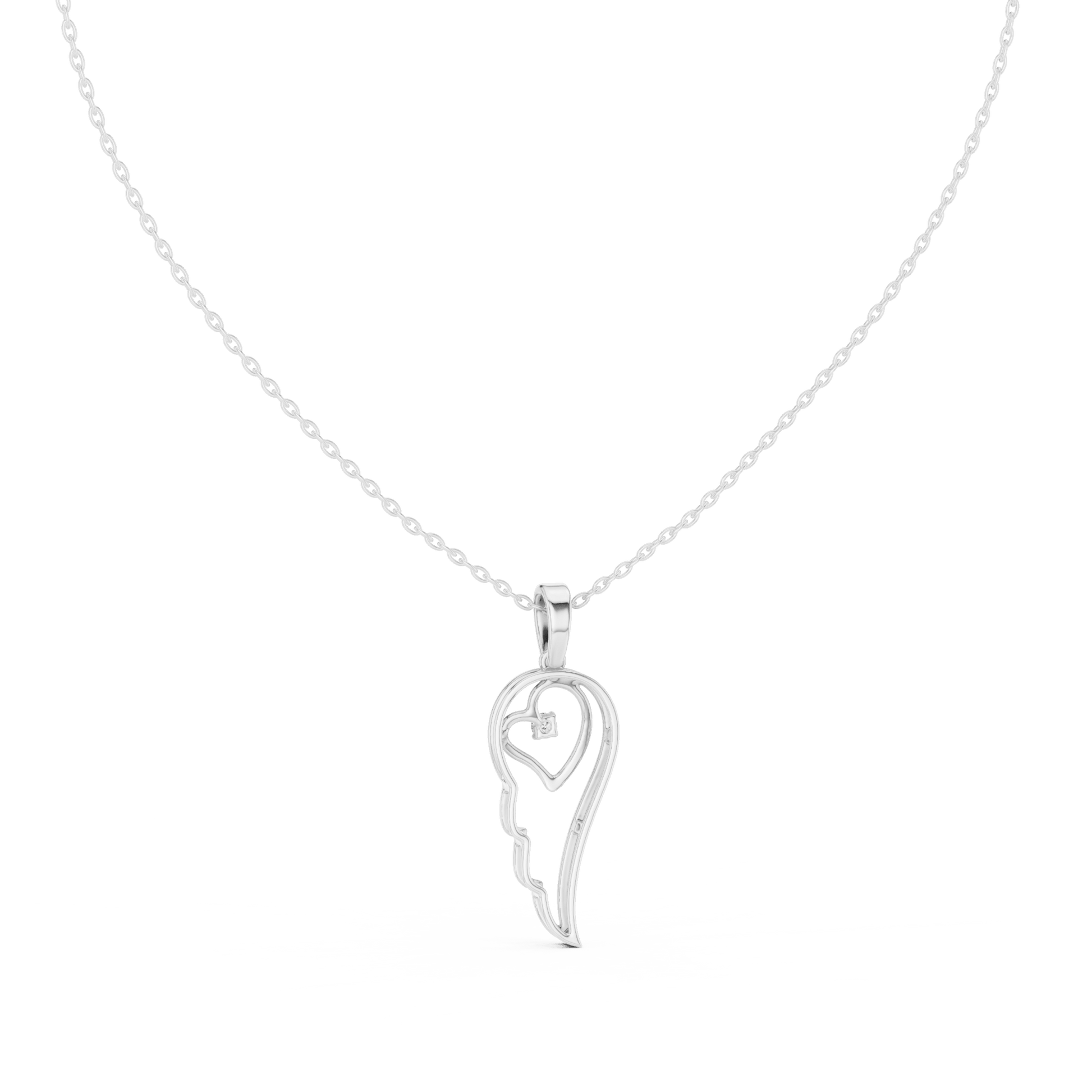 The Celestial Ellipse Lab Grown Diamond Pendant - Suez Diamonds