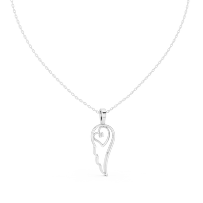 The Celestial Ellipse Lab Grown Diamond Pendant - Suez Diamonds