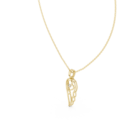 The Celestial Ellipse Lab Grown Diamond Pendant - Suez Diamonds
