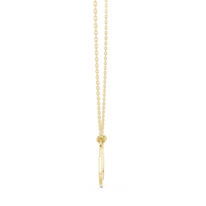 The Ellipse Aura Lab Grown Pendant - Suez Diamonds