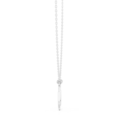 The Ellipse Aura Lab Grown Pendant - Suez Diamonds