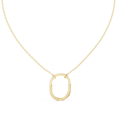 The Ellipse Aura Lab Grown Pendant - Suez Diamonds